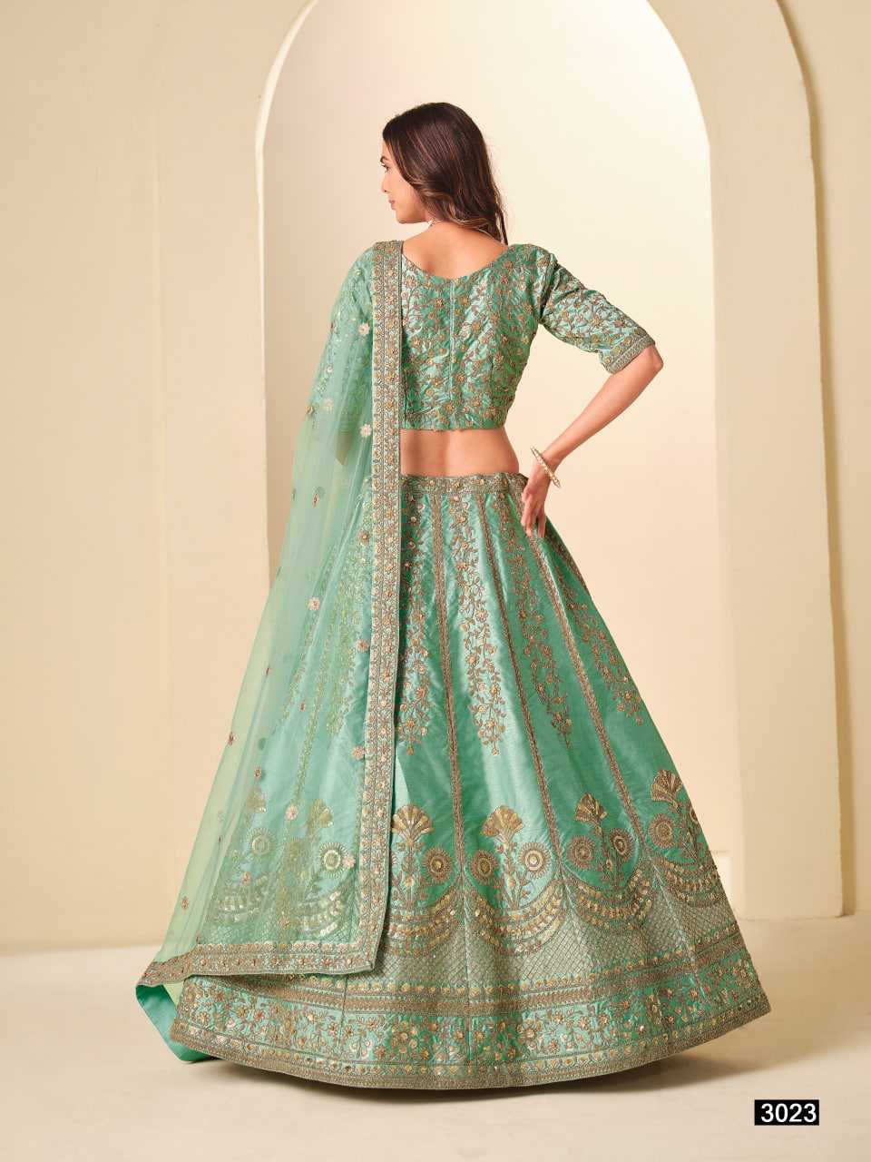 YNF Wholesale Art Silk Wedding Lehenga KESH113 Mehvish Vol-32 -3021 | Surat Manufacturer
