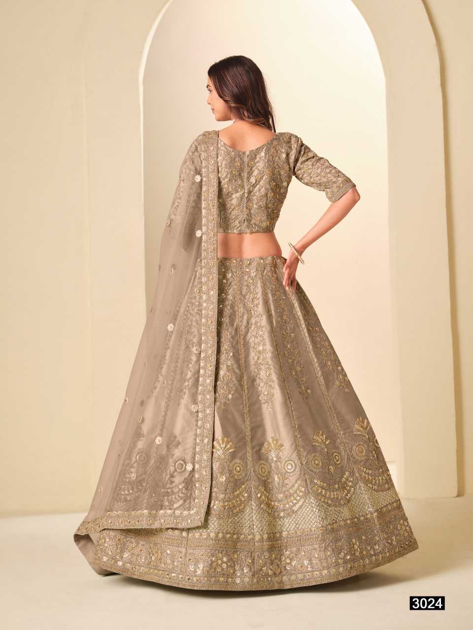 YNF Wholesale Art Silk Wedding Lehenga KESH113 Mehvish Vol-32 -3021 | Surat Manufacturer