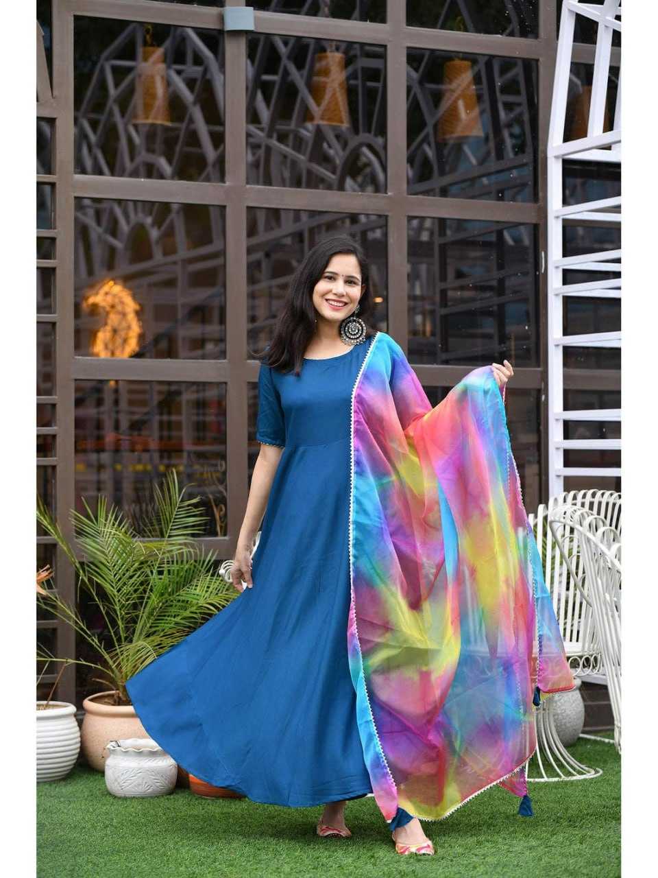 YNF Wholesale Astha Silk Fancy Gowns RIN207 3040 | Surat Manufacturer