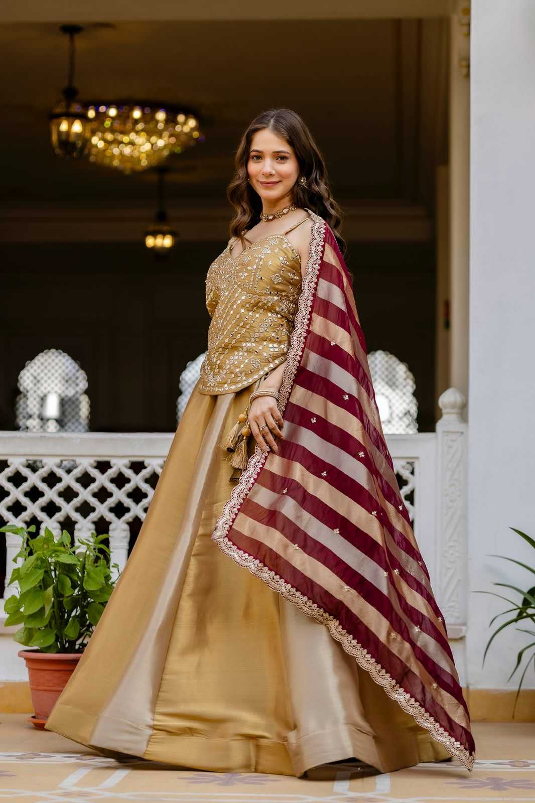 YNF Wholesale Banarasi Soft Silk Designer Lehenga KESH530 40 | Surat Manufacturer