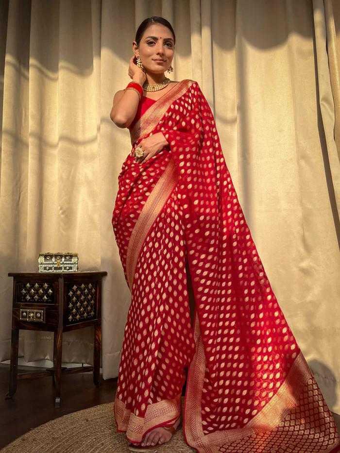 YNF Wholesale Banarasi Soft Silk Branded Sarees RIN132 113 | Surat Manufacturer
