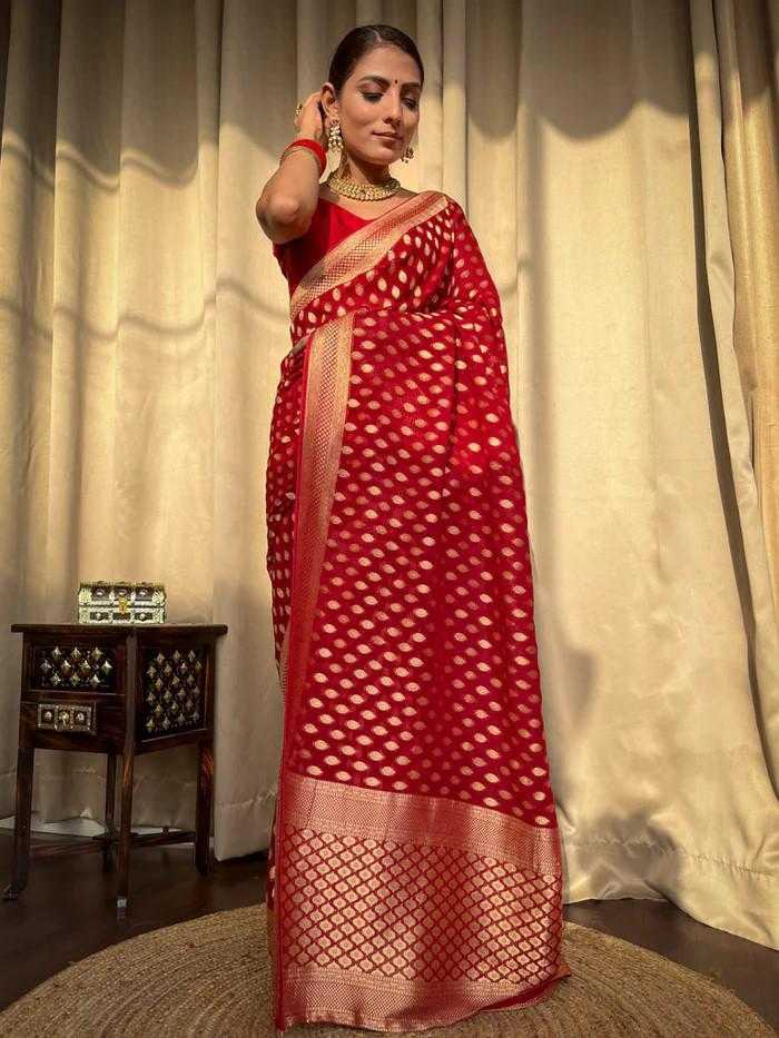YNF Wholesale Banarasi Soft Silk Branded Sarees RIN132 113 | Surat Manufacturer
