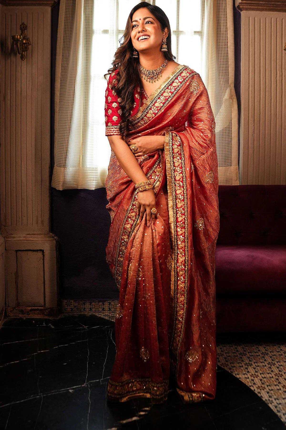 YNF Wholesale Banarasi Warm silk Embroidered Sarees KESH621 Antara | Surat Manufacturer