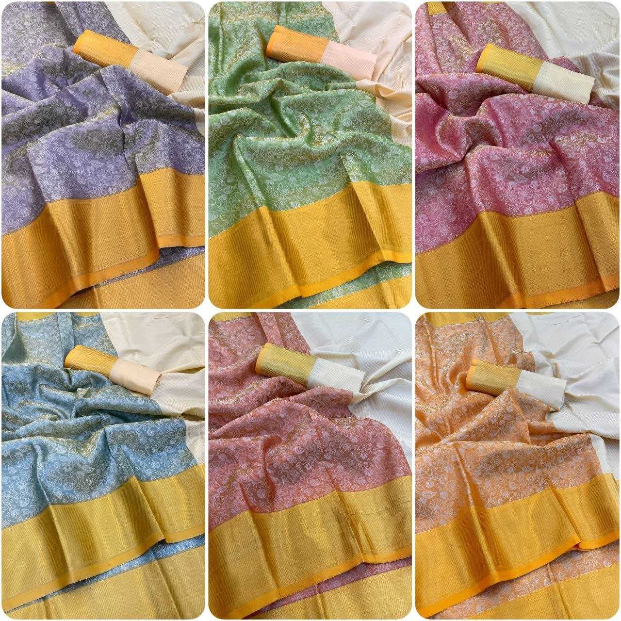 YNF Wholesale Banarasi Warm silk Tissue Silk Saree RIN216 Snehzala | Surat Manufacturer