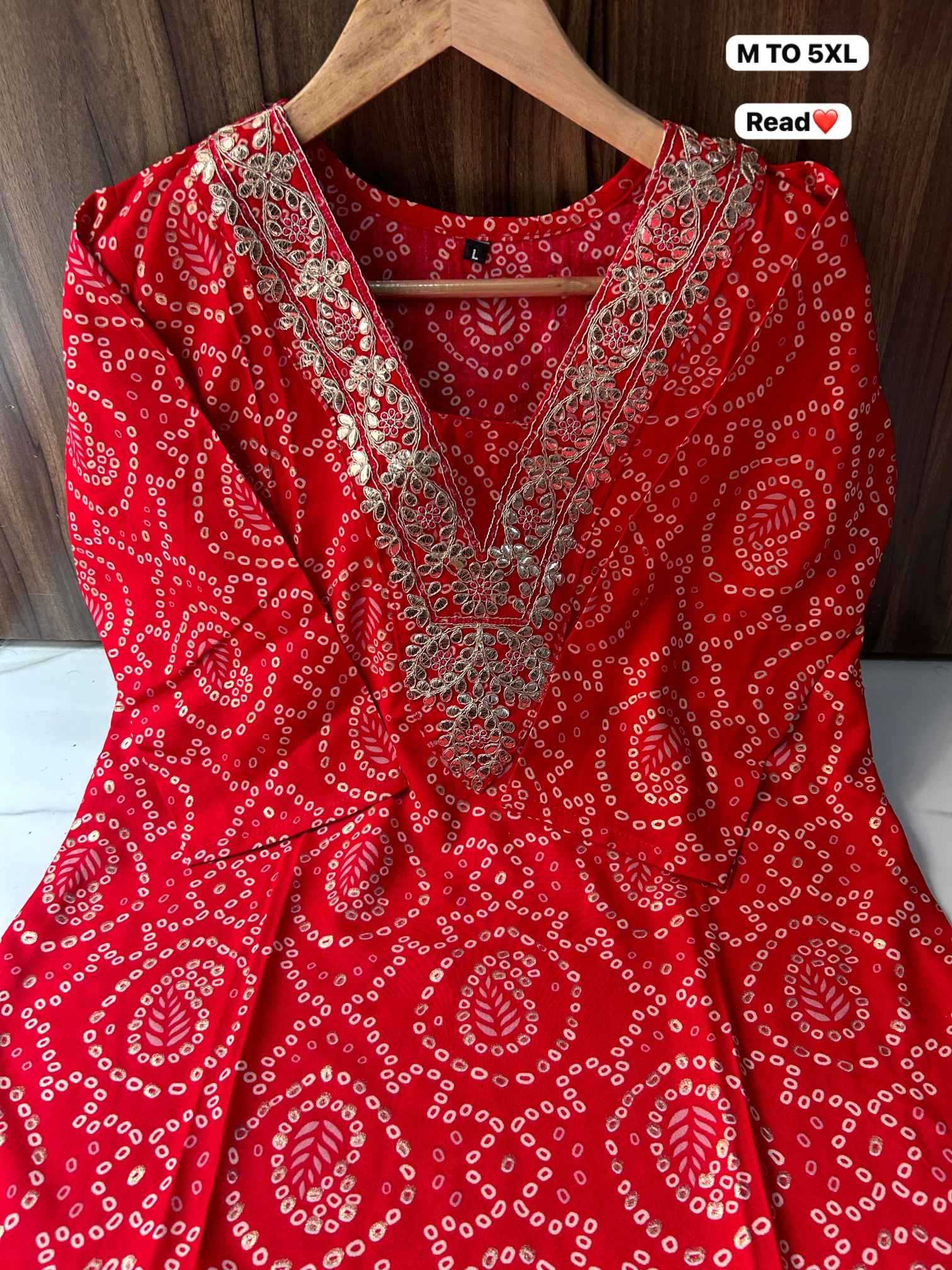 YNF Wholesale Bandhani Silk Printed Kurtis KESH720 GOTA | Surat Manufacturer