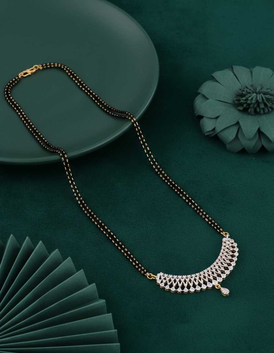 YNF Wholesale Brass Mangalsutras KESH191 1 | Surat Manufacturer