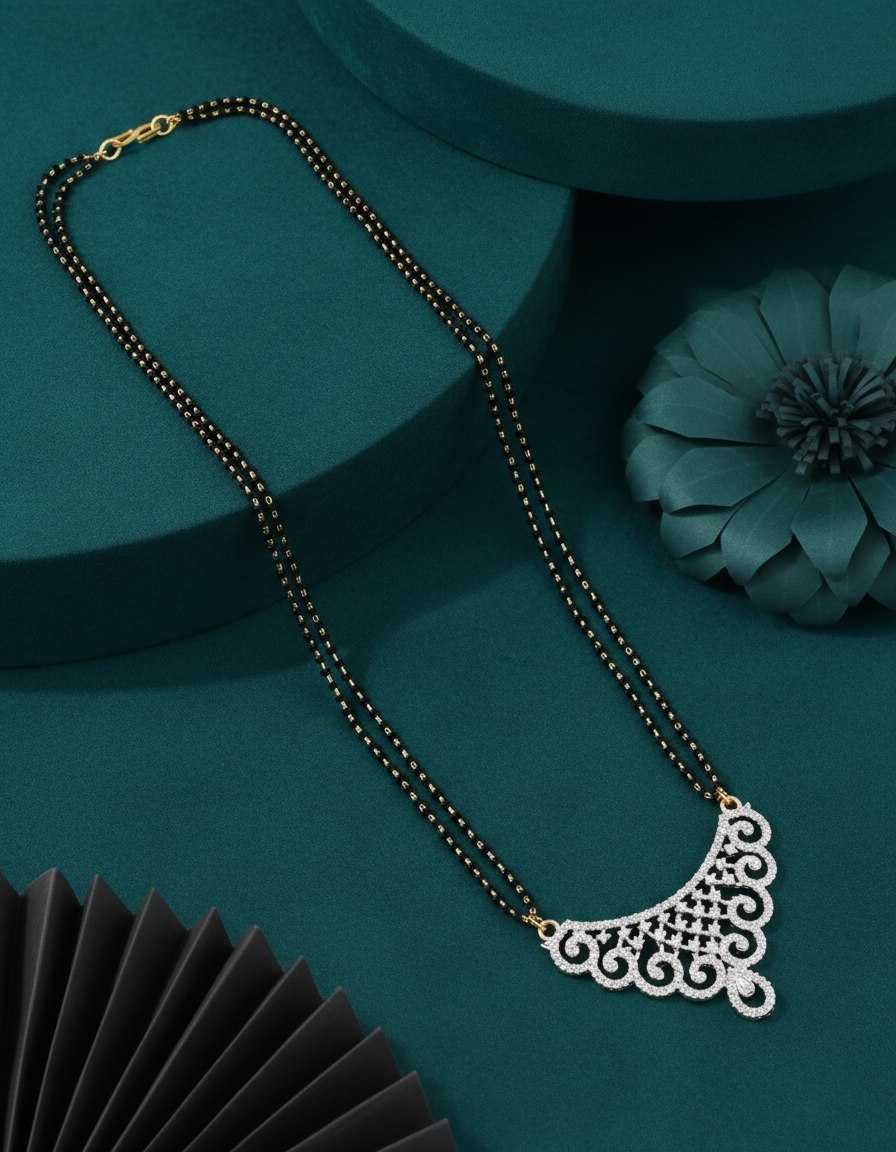 YNF Wholesale Brass Mangalsutras KESH191 1 | Surat Manufacturer