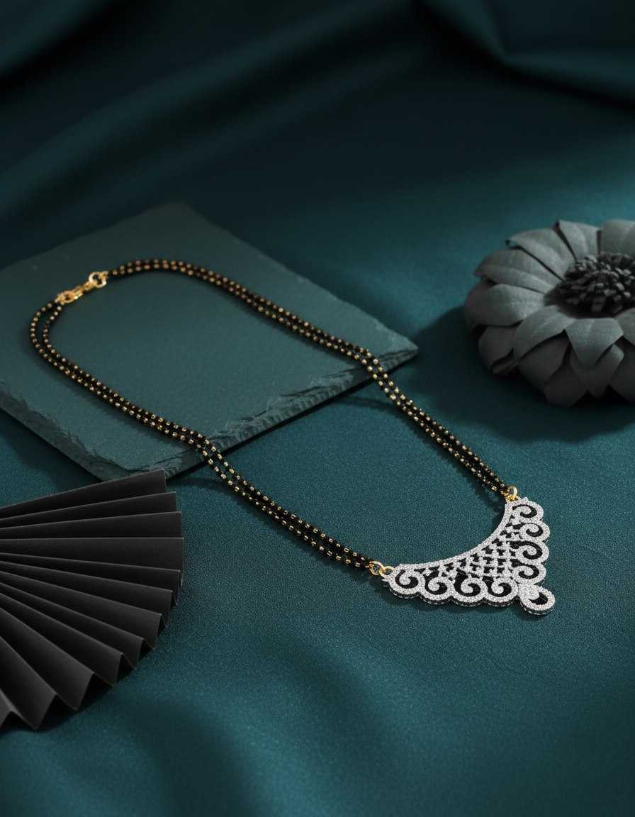 YNF Wholesale Brass Mangalsutras KESH191 1 | Surat Manufacturer