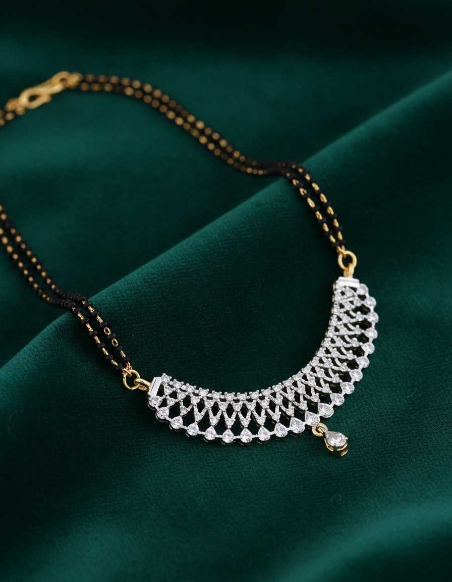 YNF Wholesale Brass Mangalsutras KESH191 1 | Surat Manufacturer