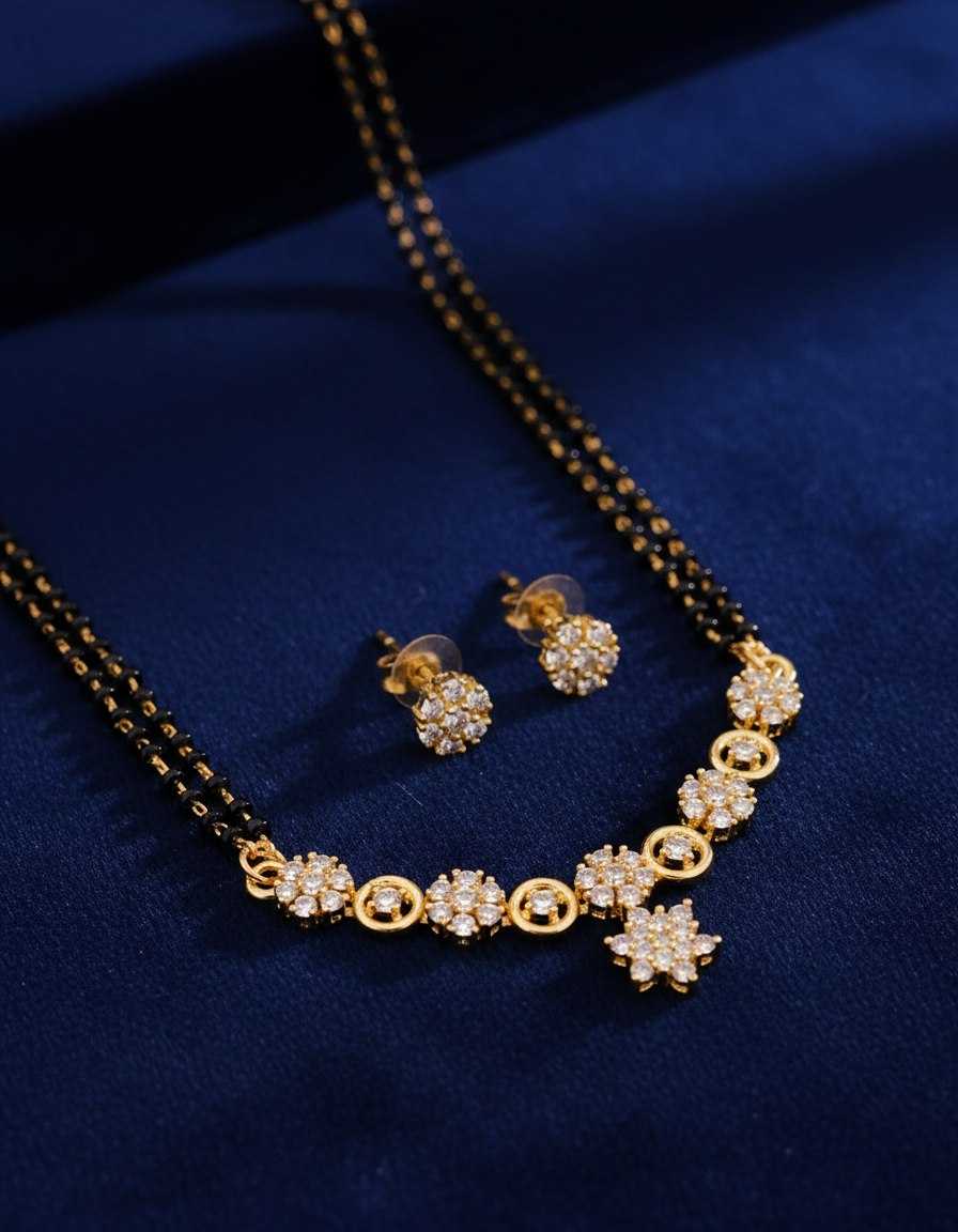 YNF Wholesale Brass Mangalsutras KESH191 1 | Surat Manufacturer