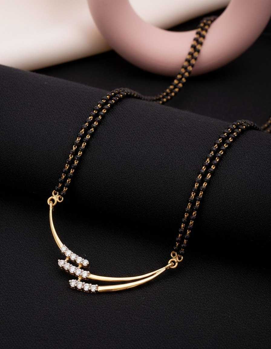 YNF Wholesale Brass Mangalsutras KESH191 2 | Surat Manufacturer