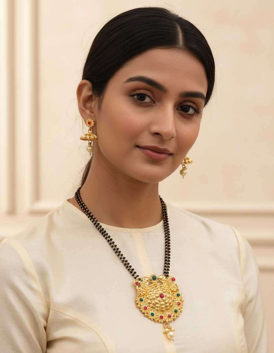 YNF Wholesale Brass Party Wear Jewelry KESH191 2 | Surat Manufacturer