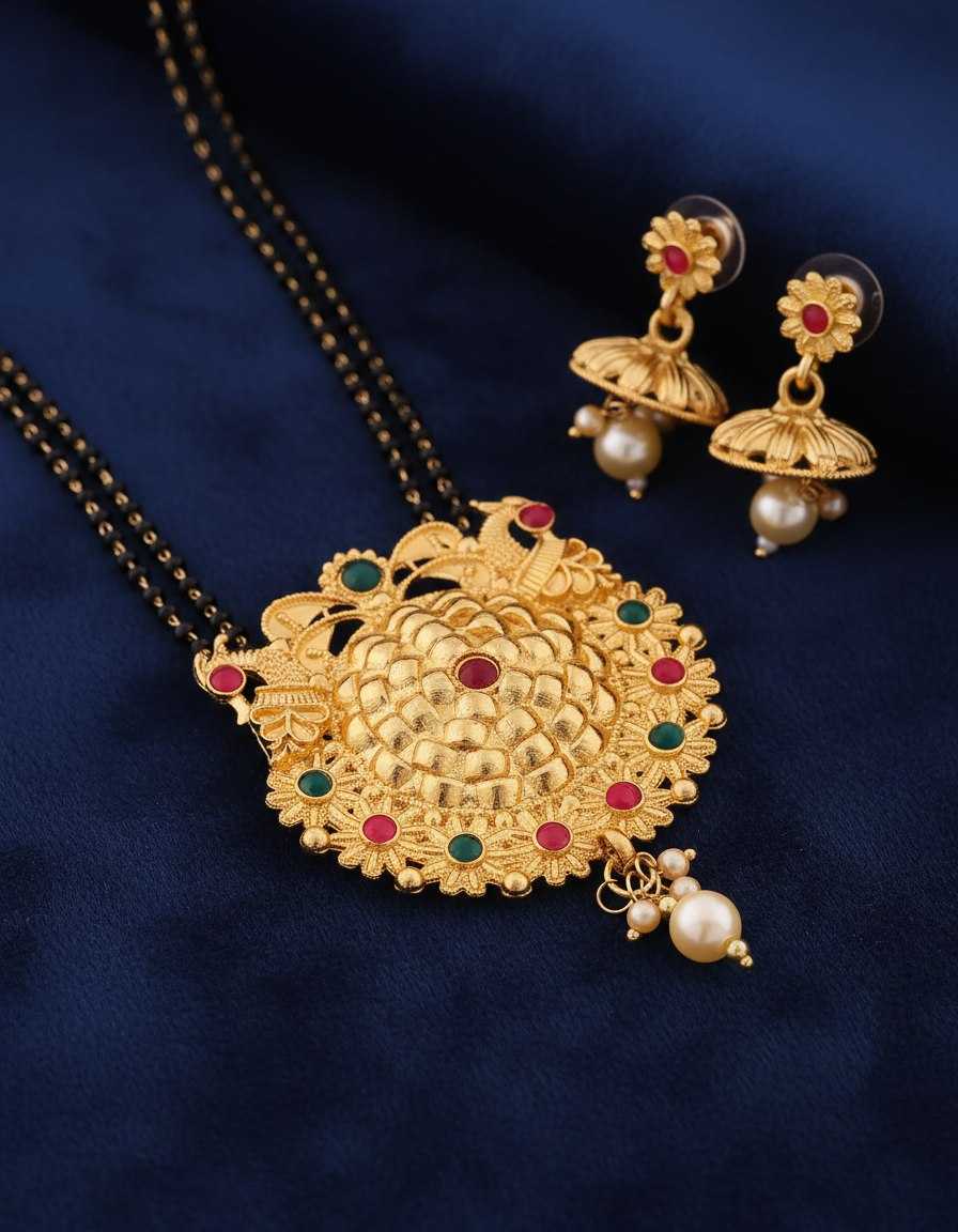 YNF Wholesale Brass Party Wear Jewelry KESH191 2 | Surat Manufacturer
