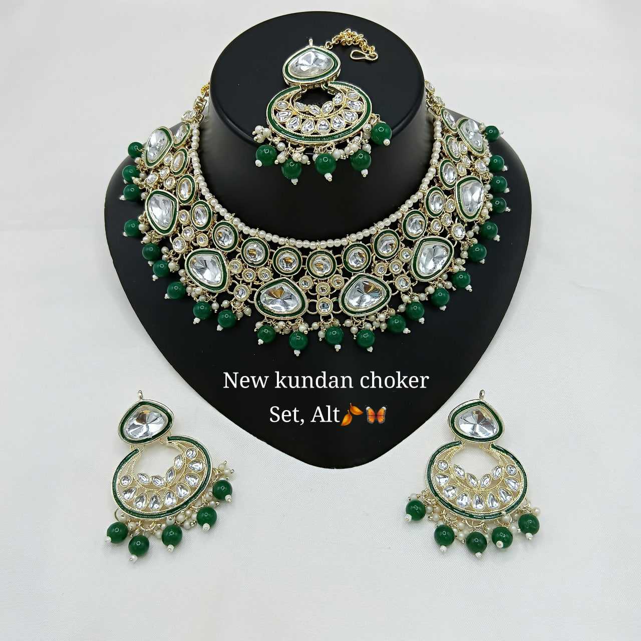 YNF Wholesale Brass Bridal Jewelry Sets KESH494 1 | Surat Manufacturer