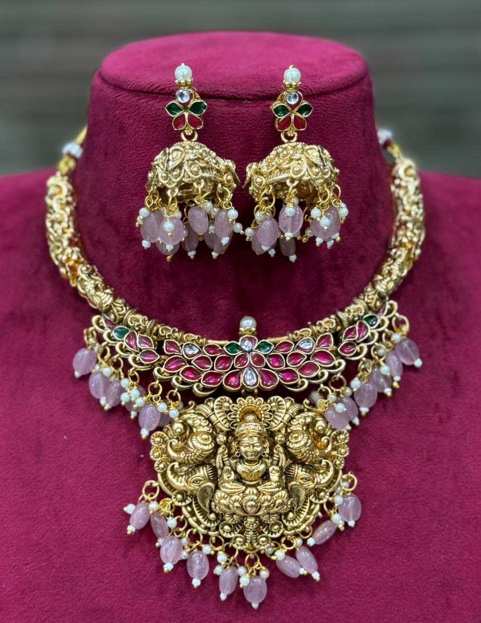 YNF Wholesale Brass Bridal Jewelry Sets KESH494 1 | Surat Manufacturer