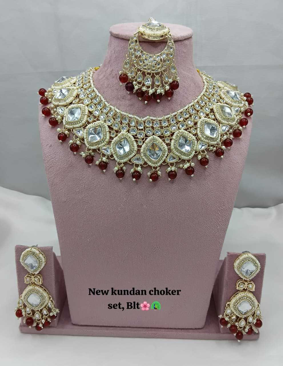 YNF Wholesale Brass Bridal Jewelry Sets KESH494 1 | Surat Manufacturer