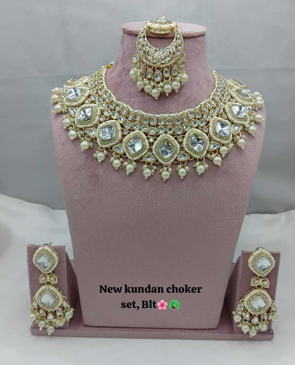 YNF Wholesale Brass Bridal Jewelry Sets KESH494 1 | Surat Manufacturer