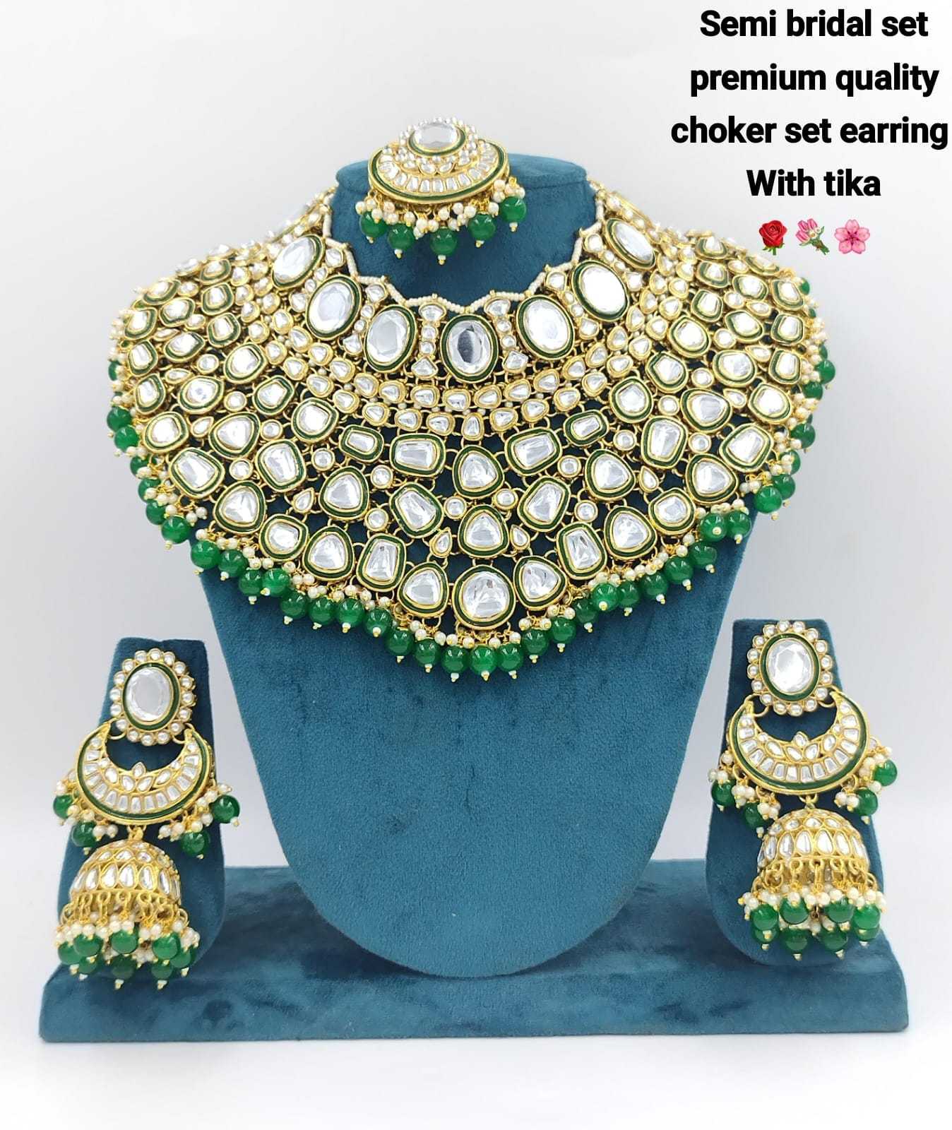 YNF Wholesale Brass Bridal Jewelry Sets KESH494 1 | Surat Manufacturer