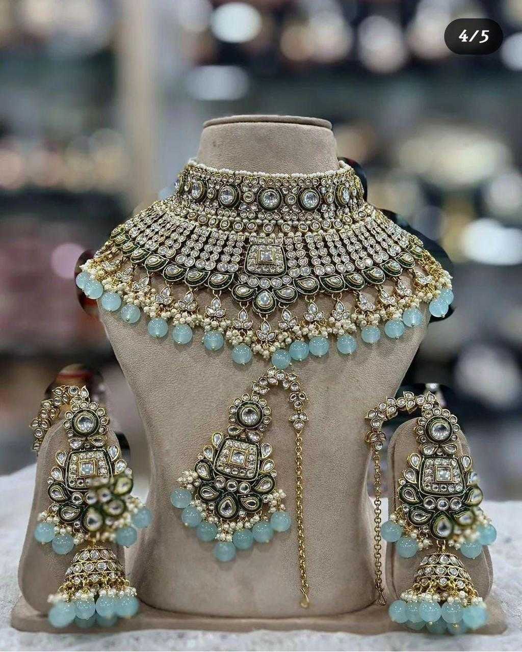 YNF Wholesale Brass Fancy Mala Necklaces KESH494 1 | Surat Manufacturer