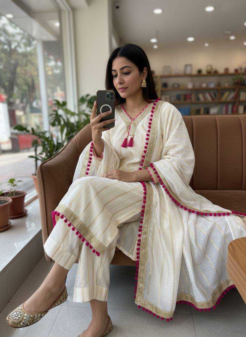 YNF Wholesale Chanderi Silk Festive Kurtis KESH492 228 | Surat Manufacturer