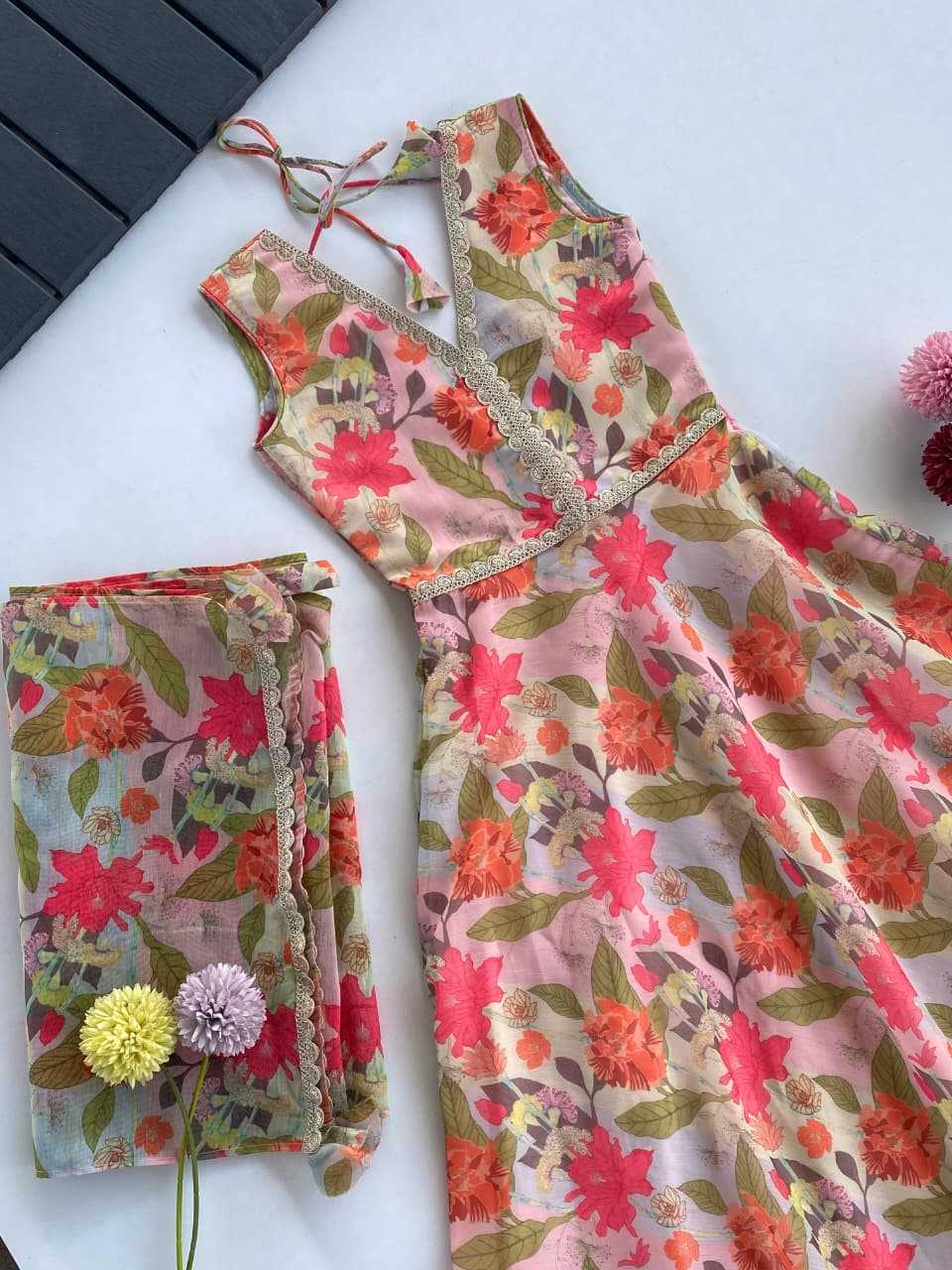 YNF Wholesale Chanderi Soft Kids Gown KESH249 K-2077 | Surat Manufacturer