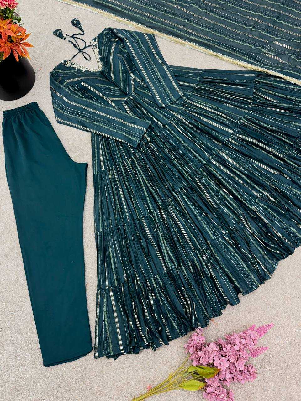 YNF Wholesale Chanderi Soft Party Gowns KESH499 5305 | Surat Manufacturer