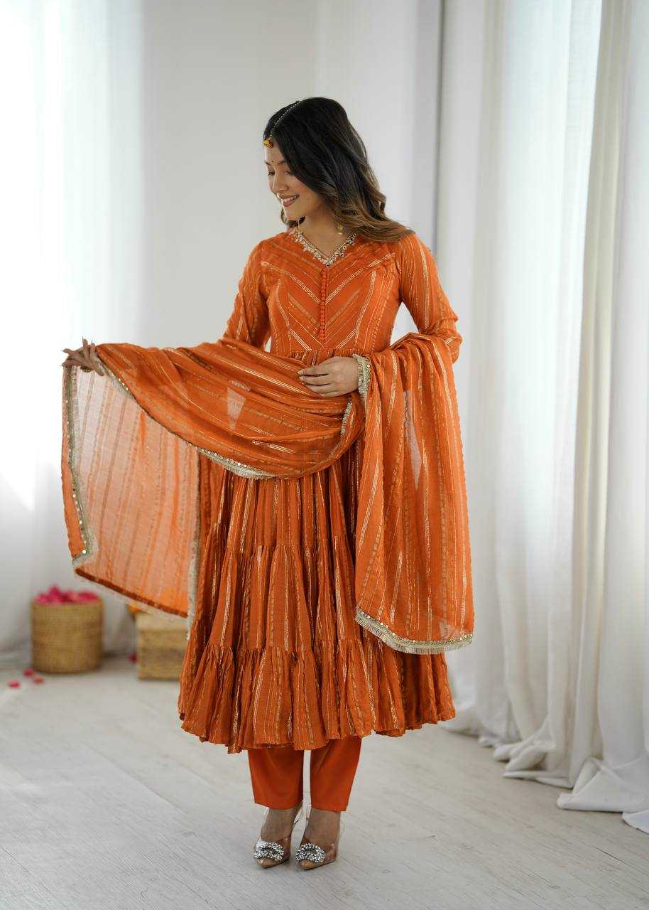 YNF Wholesale Chanderi Soft Party Gowns KESH499 5305 | Surat Manufacturer