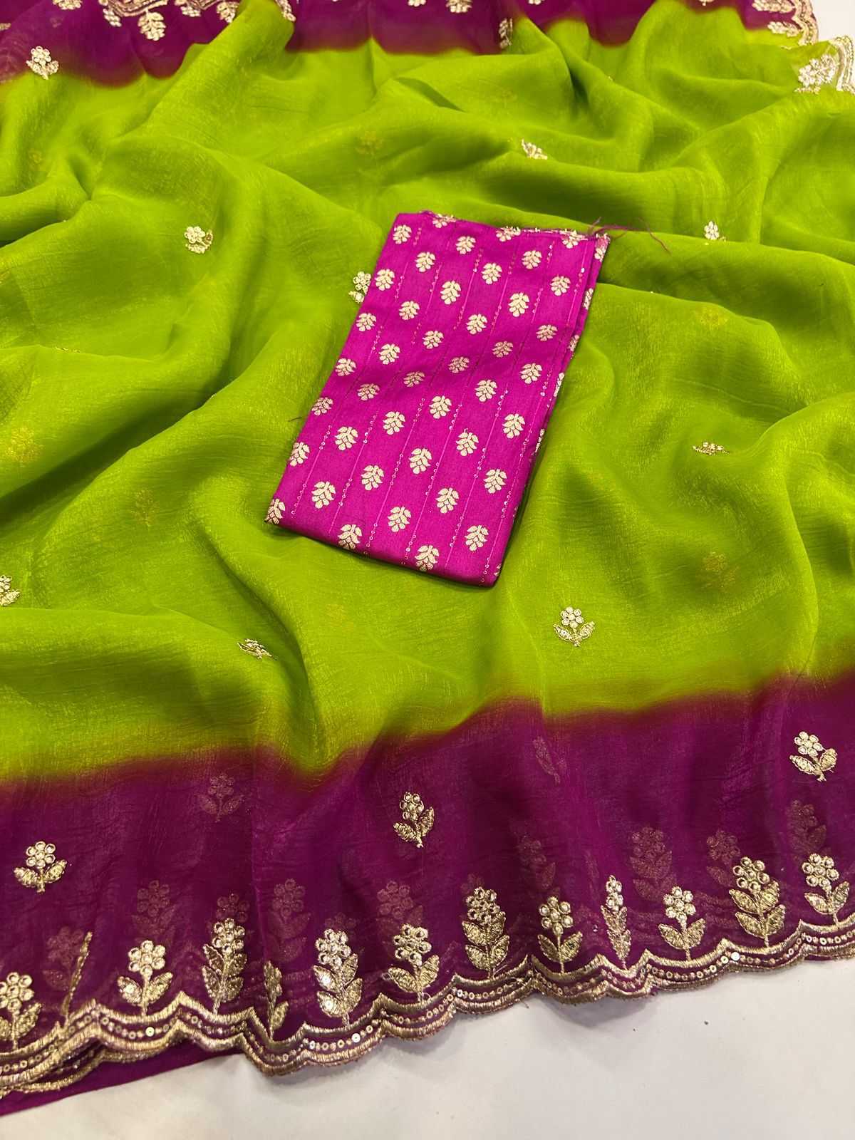 YNF Wholesale Chiffon Designer Silk Sarees KESH622 Qualit | Surat Manufacturer