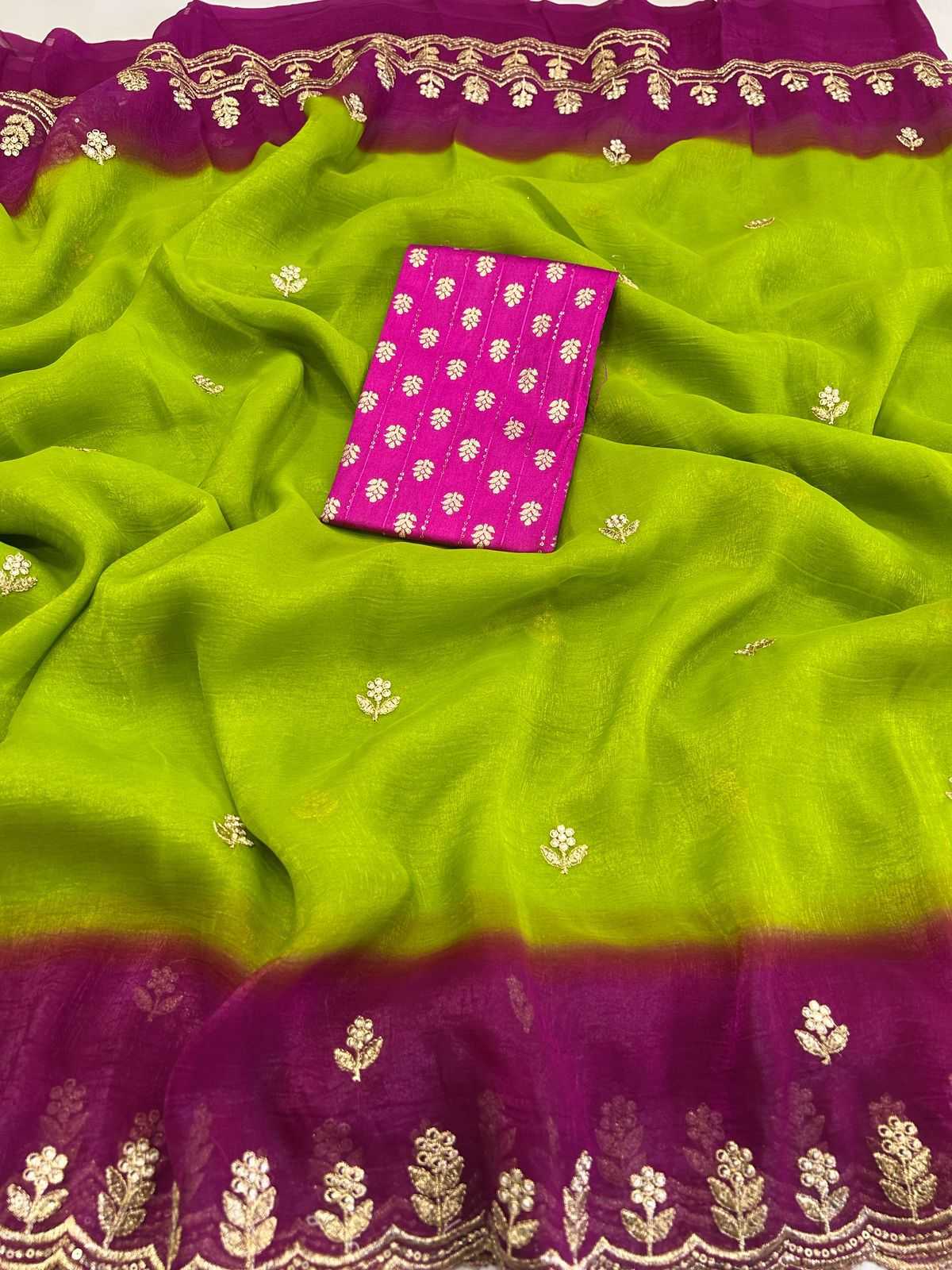YNF Wholesale Chiffon Designer Silk Sarees KESH622 Qualit | Surat Manufacturer