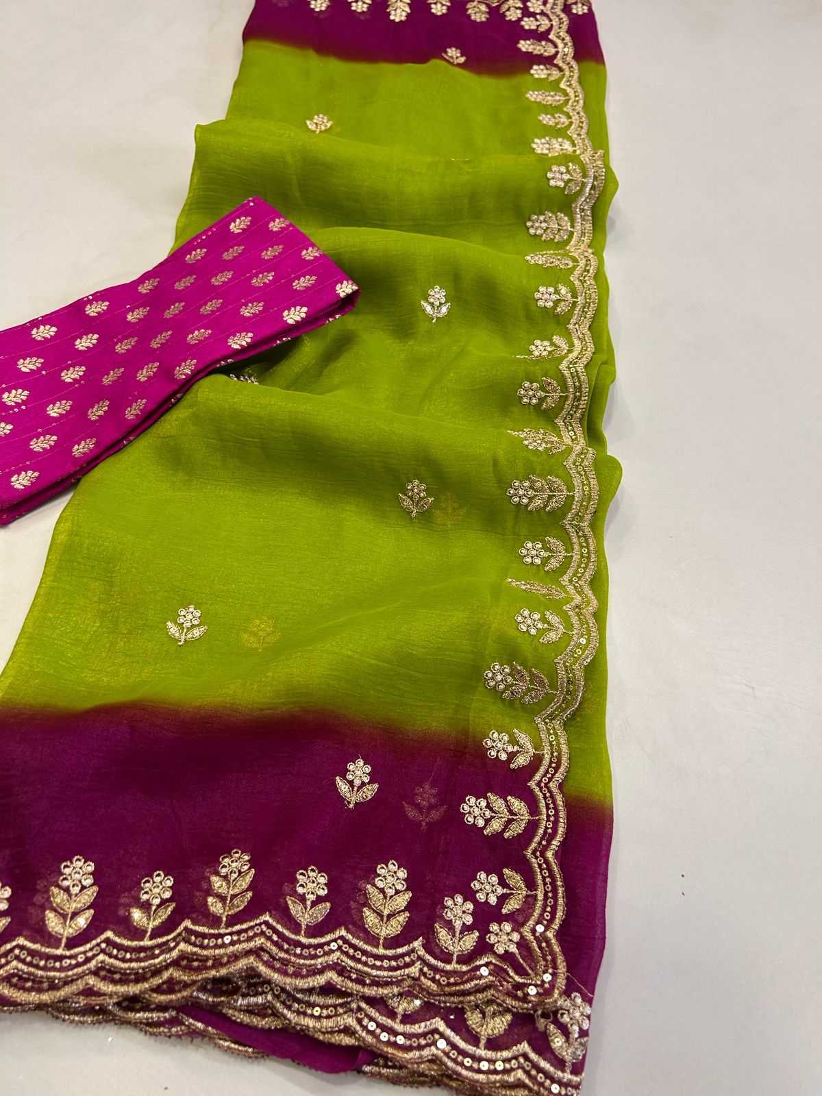 YNF Wholesale Chiffon Designer Silk Sarees KESH622 Qualit | Surat Manufacturer