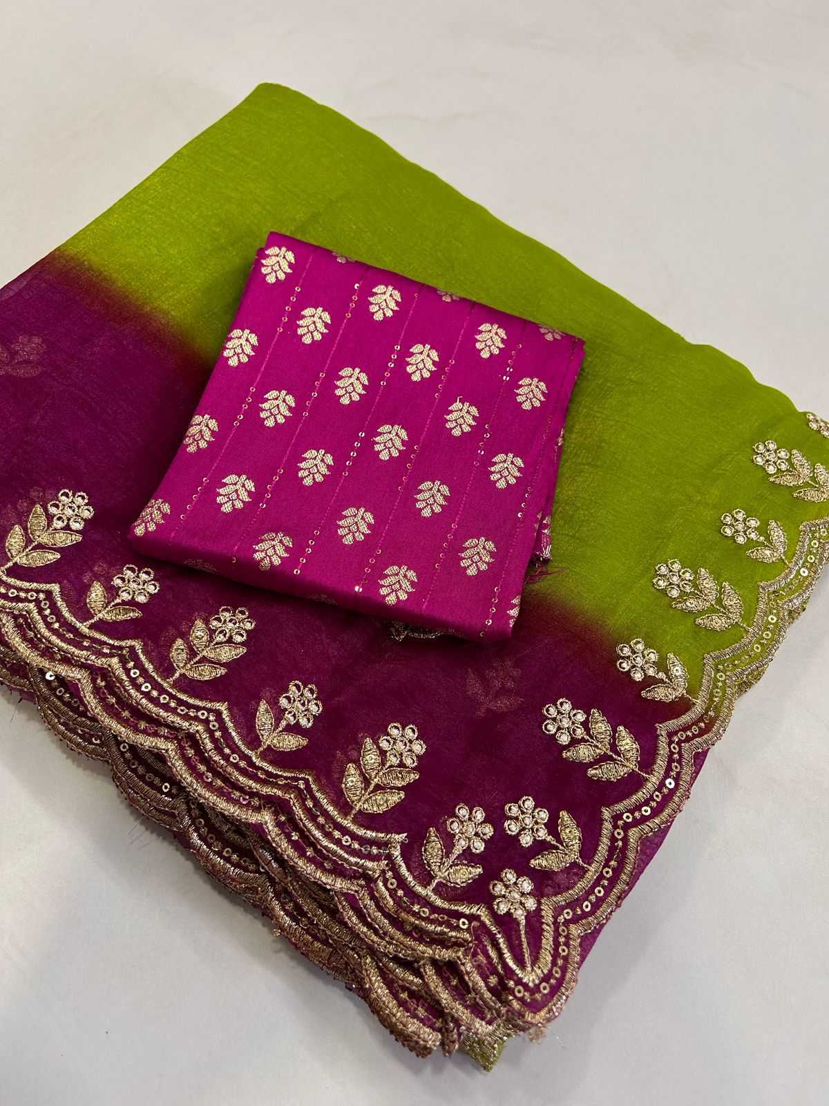 YNF Wholesale Chiffon Designer Silk Sarees KESH622 Qualit | Surat Manufacturer