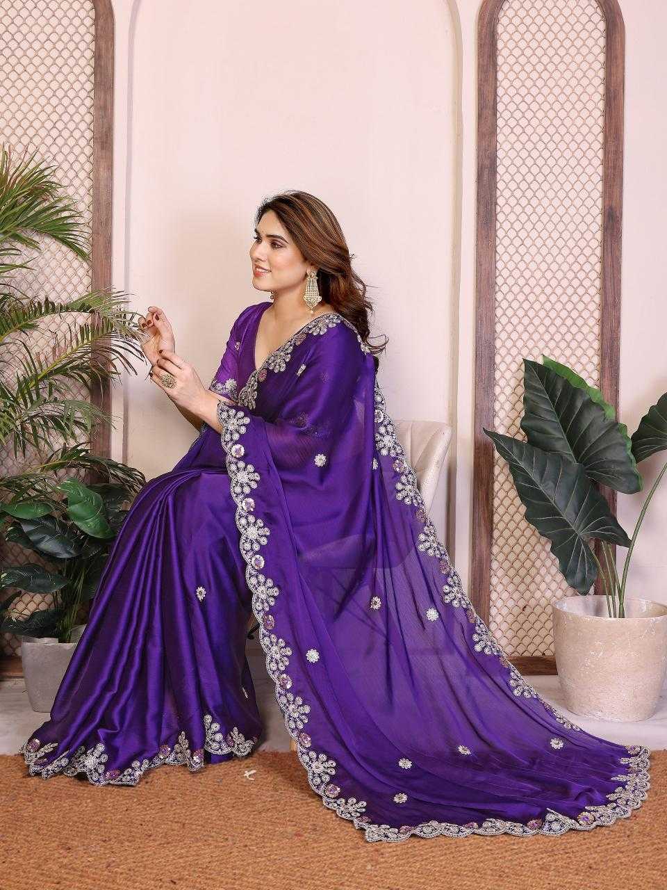 YNF Wholesale Chiffon Satin Party Wear Sarees KESH659 Mamta1 | Surat Manufacturer
