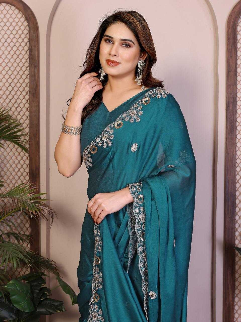 YNF Wholesale Chiffon Satin Party Wear Sarees KESH659 Mamta1 | Surat Manufacturer