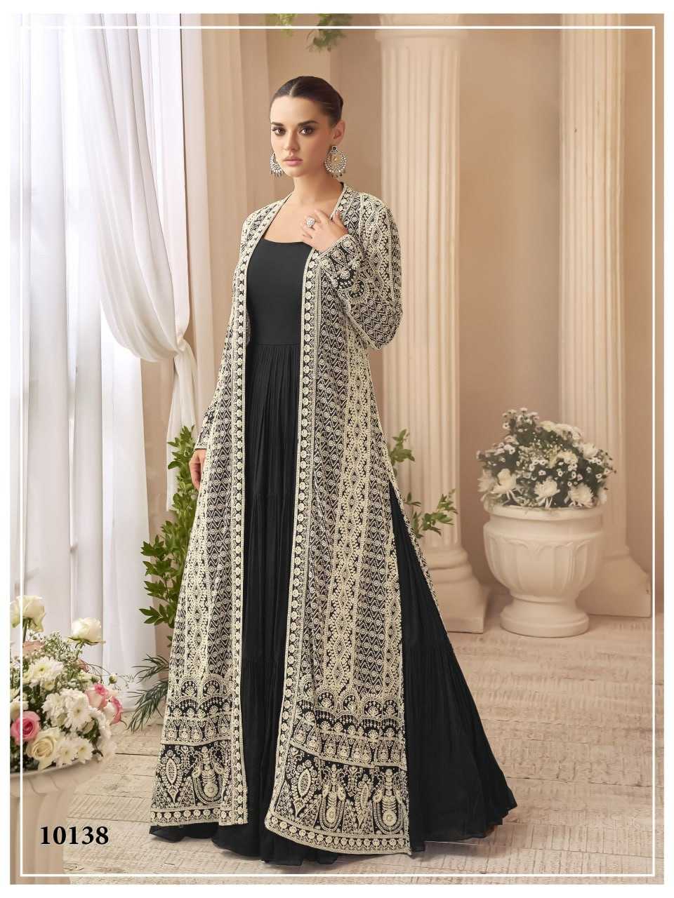 YNF Wholesale Chinon Evening Dresses KESH704 KASMIRA | Surat Manufacturer