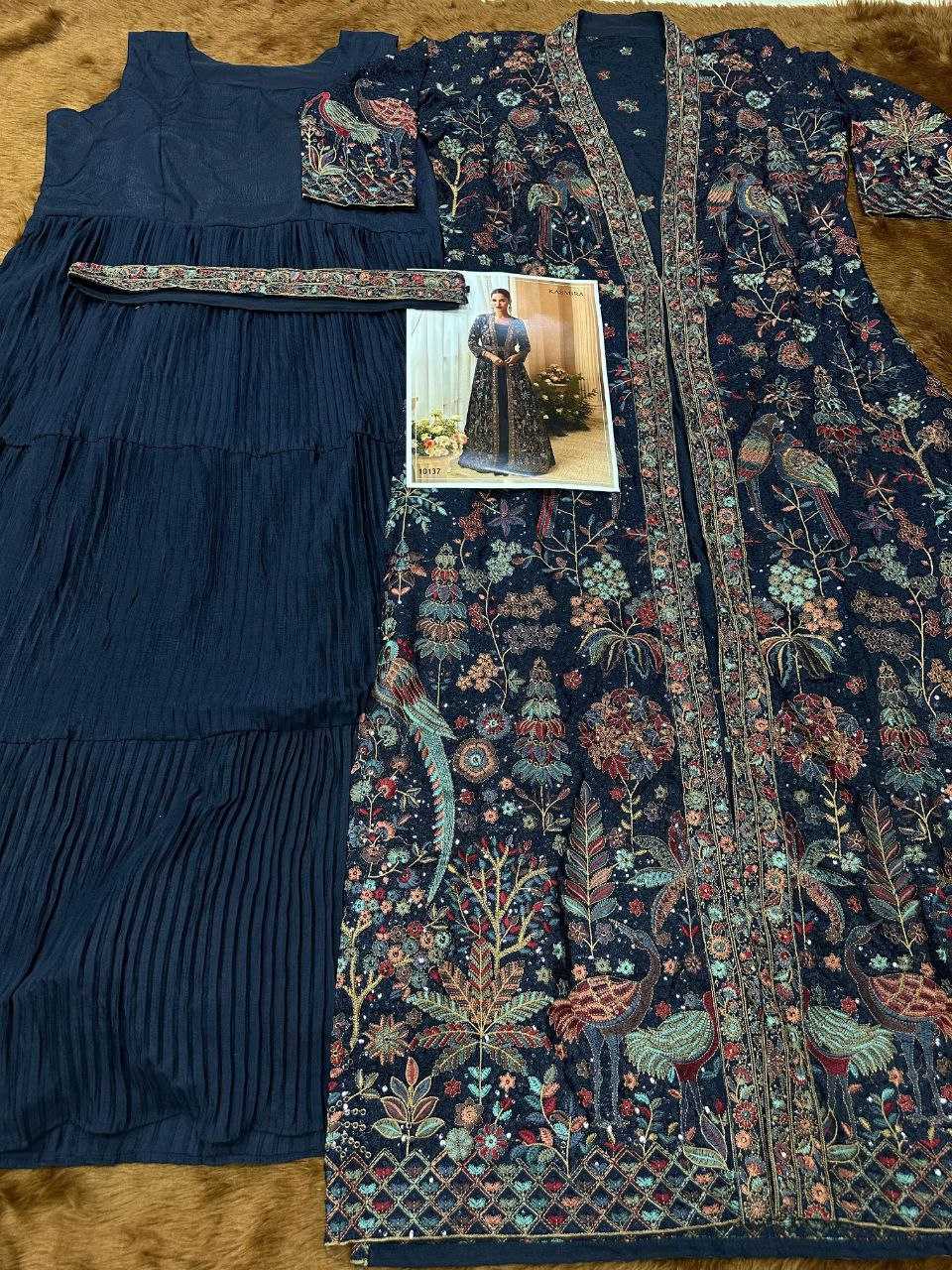 YNF Wholesale Chinon Embroidery Gowns KESH704 SAYURI KASMIRA 10135 | Surat Manufacturer