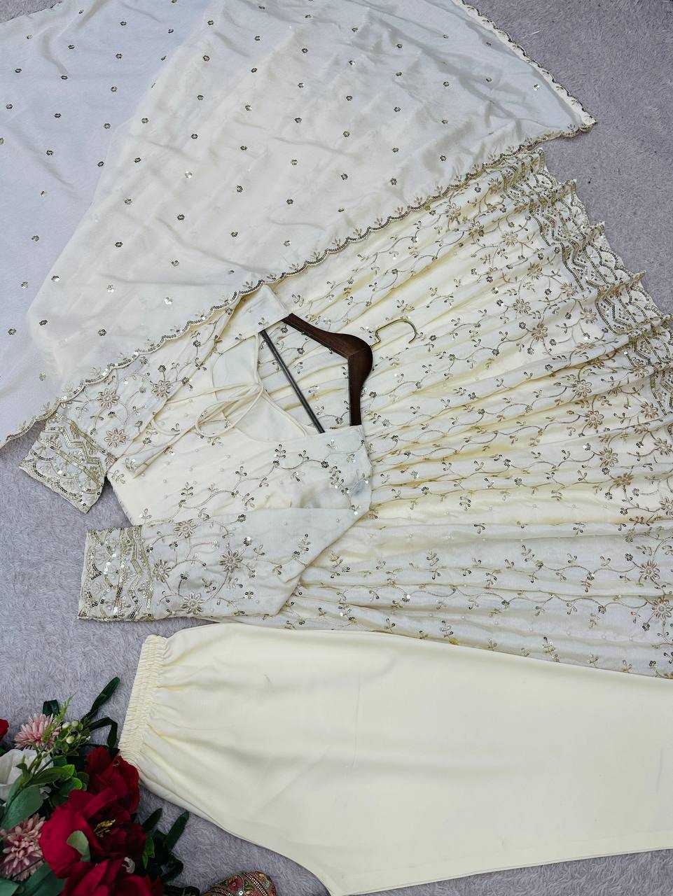 YNF Wholesale Chinon Silk Bollywood Style Gowns KESH506 1253 | Surat Manufacturer