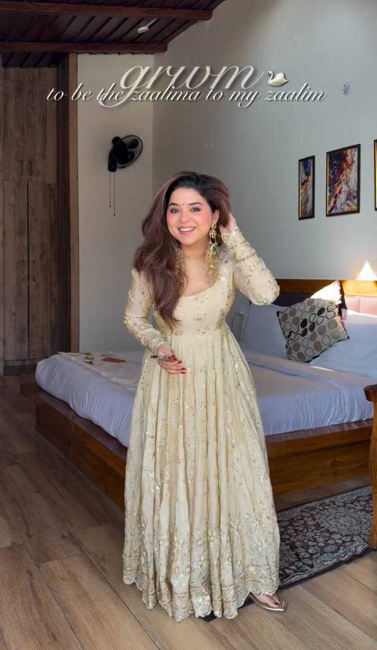 YNF Wholesale Chinon Silk Bollywood Style Gowns KESH506 1253 | Surat Manufacturer