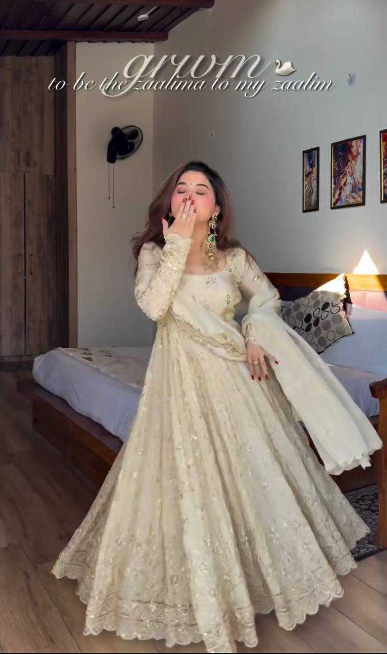 YNF Wholesale Chinon Silk Bollywood Style Gowns KESH506 1253 | Surat Manufacturer