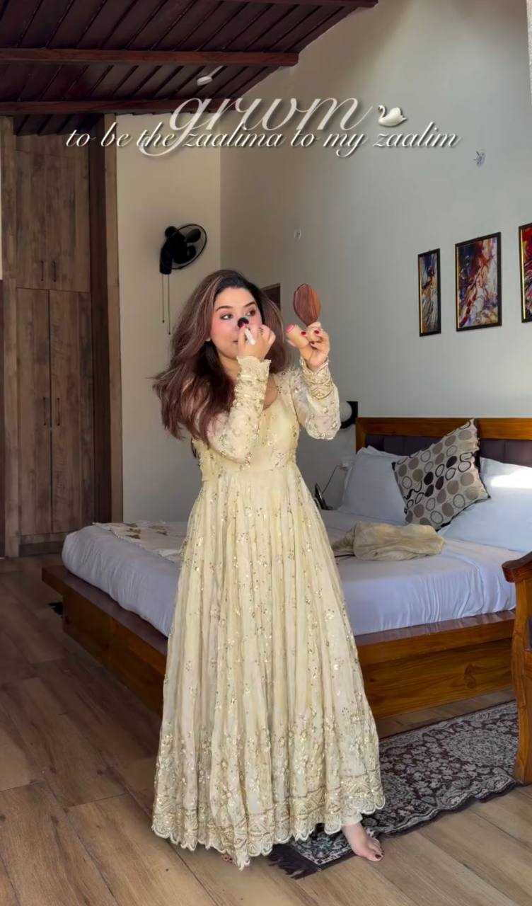 YNF Wholesale Chinon Silk Bollywood Style Gowns KESH506 1253 | Surat Manufacturer