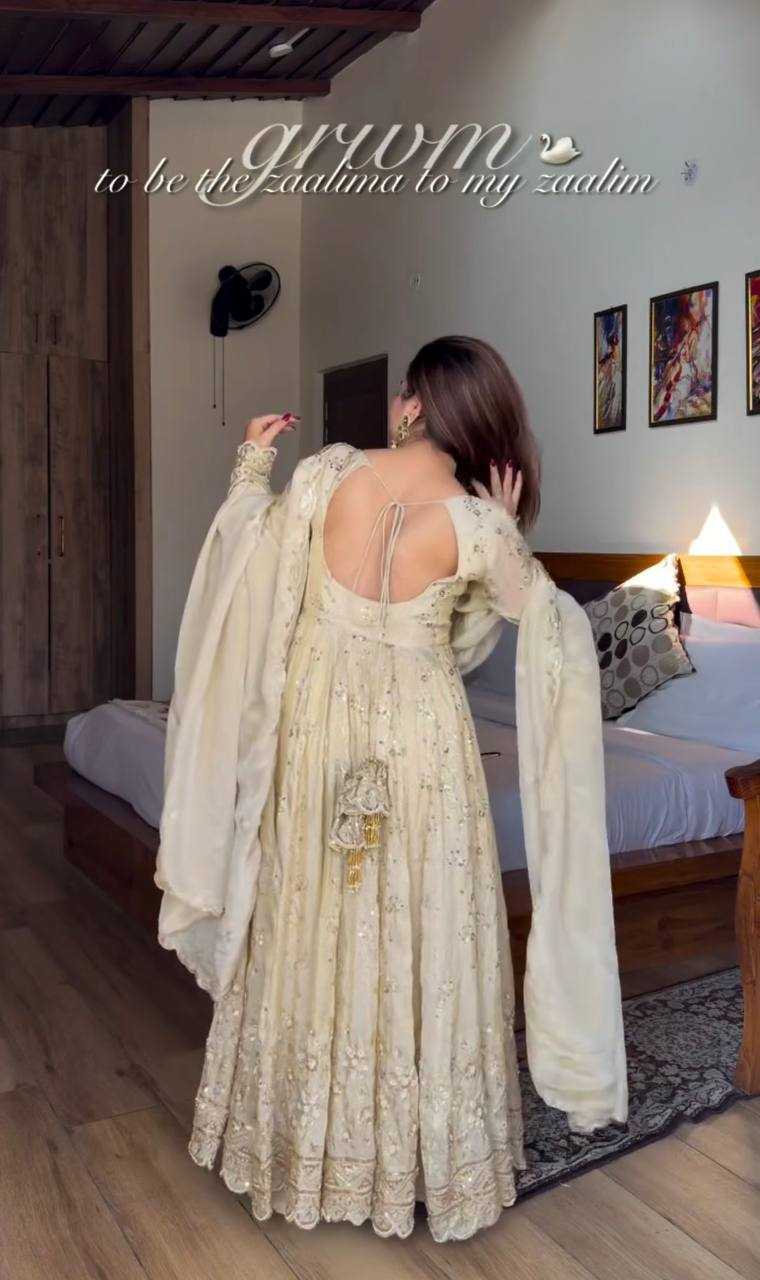 YNF Wholesale Chinon Silk Bollywood Style Gowns KESH506 1253 | Surat Manufacturer