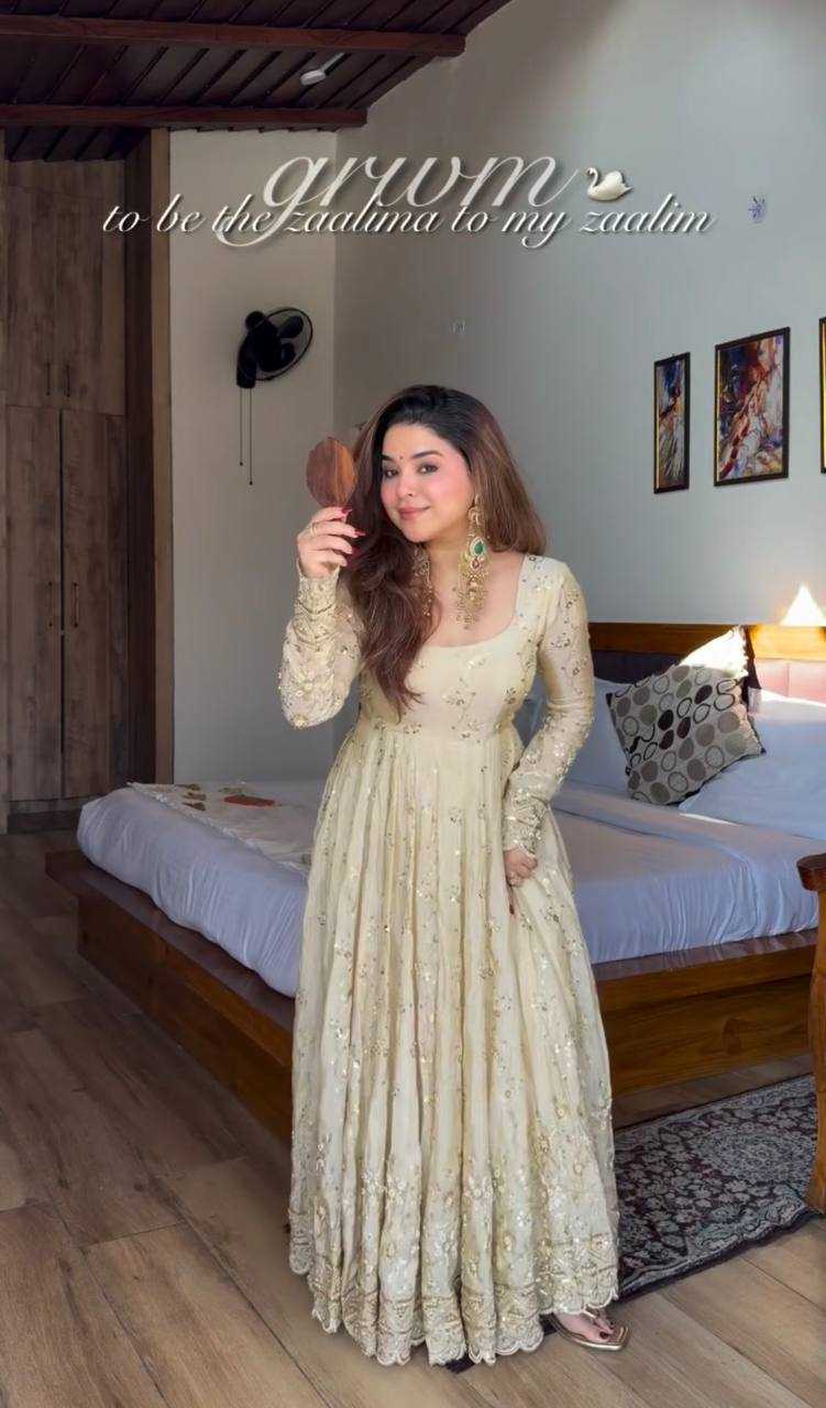 YNF Wholesale Chinon Silk Bollywood Style Gowns KESH506 1253 | Surat Manufacturer
