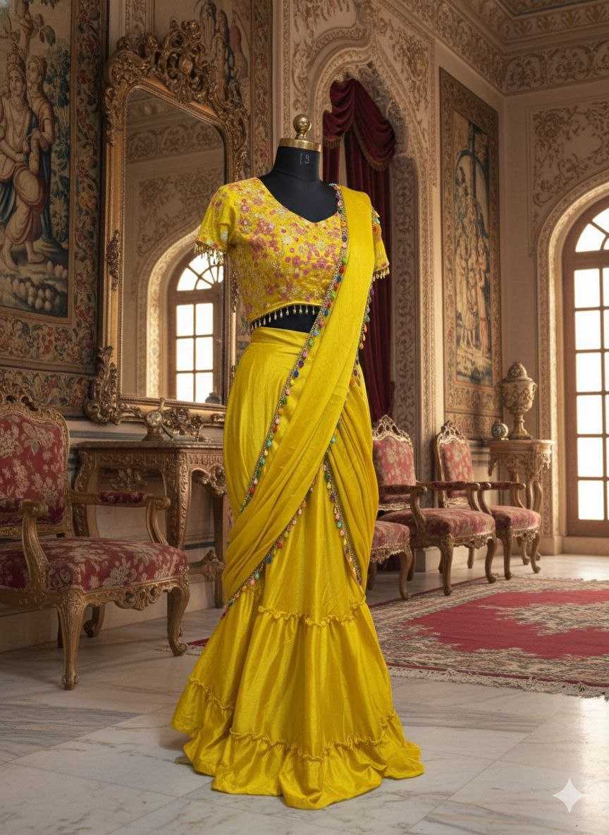 YNF Wholesale Chinon Silk Lehenga Sarees KESH508 1060 | Surat Manufacturer