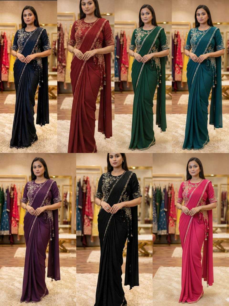 YNF Wholesale Chinon Silk Designer Sarees KESH516 9314 | Surat Manufacturer