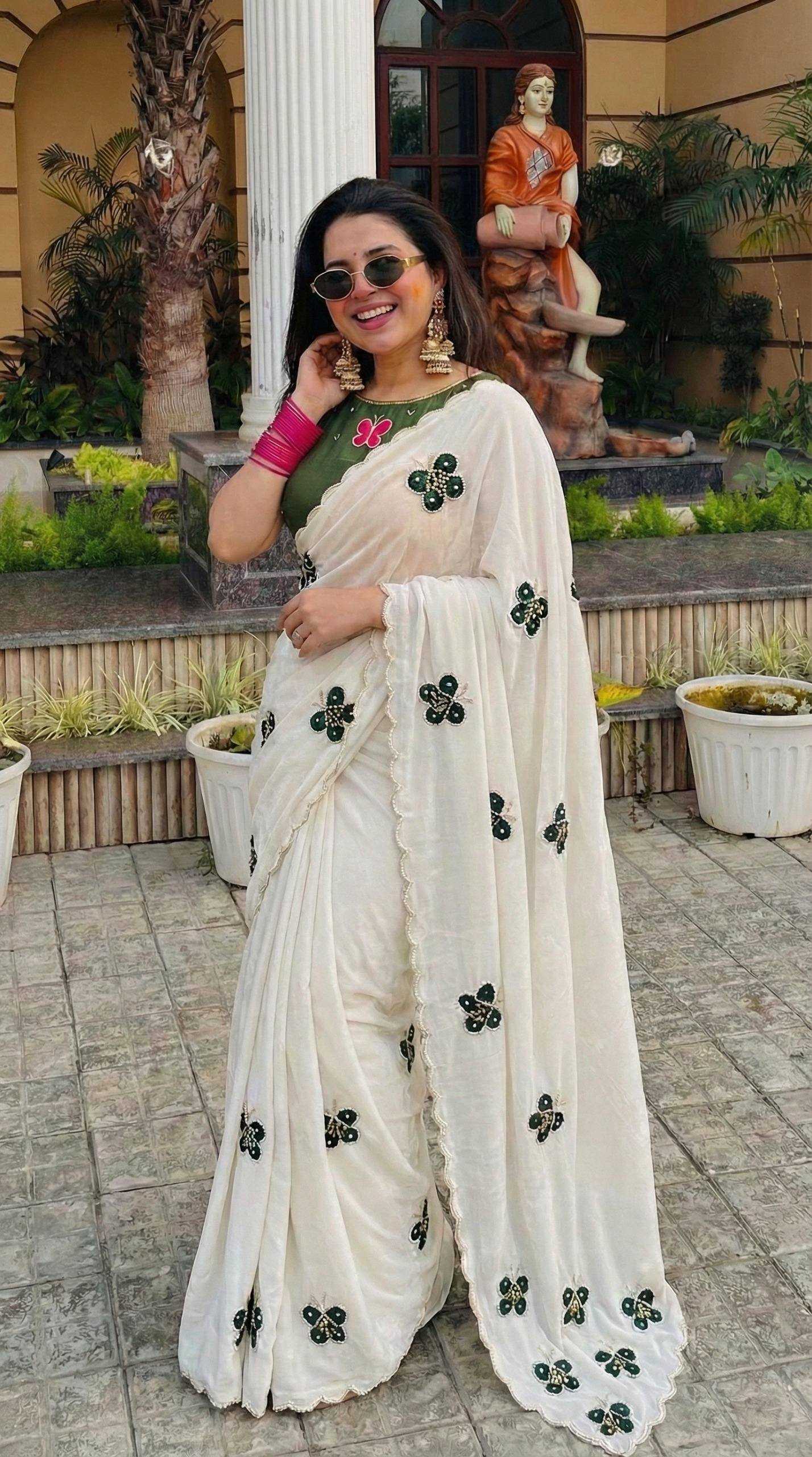 YNF Wholesale Chinon Silk Designer Sarees KESH518 4456 | Surat Manufacturer