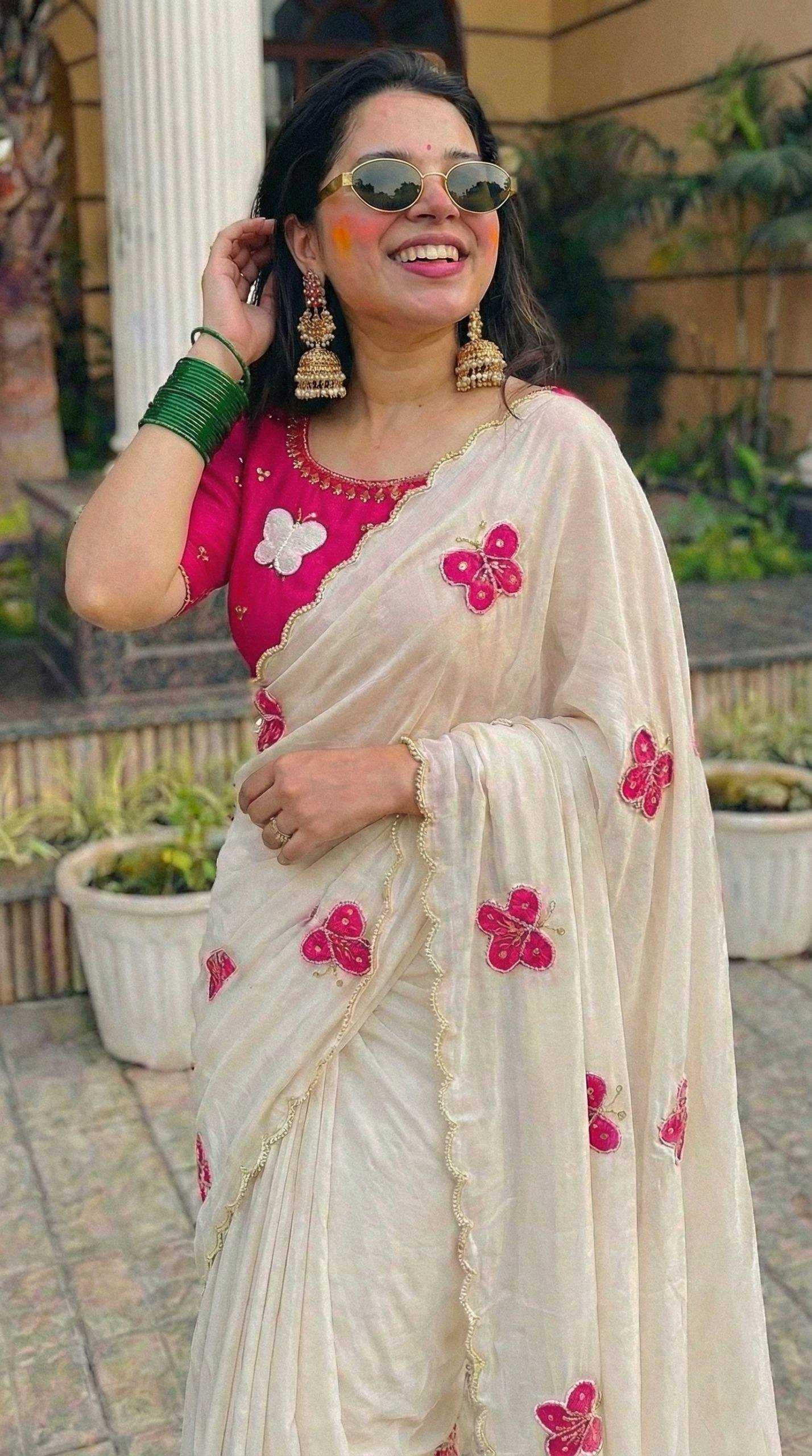 YNF Wholesale Chinon Silk Designer Sarees KESH518 4456 | Surat Manufacturer