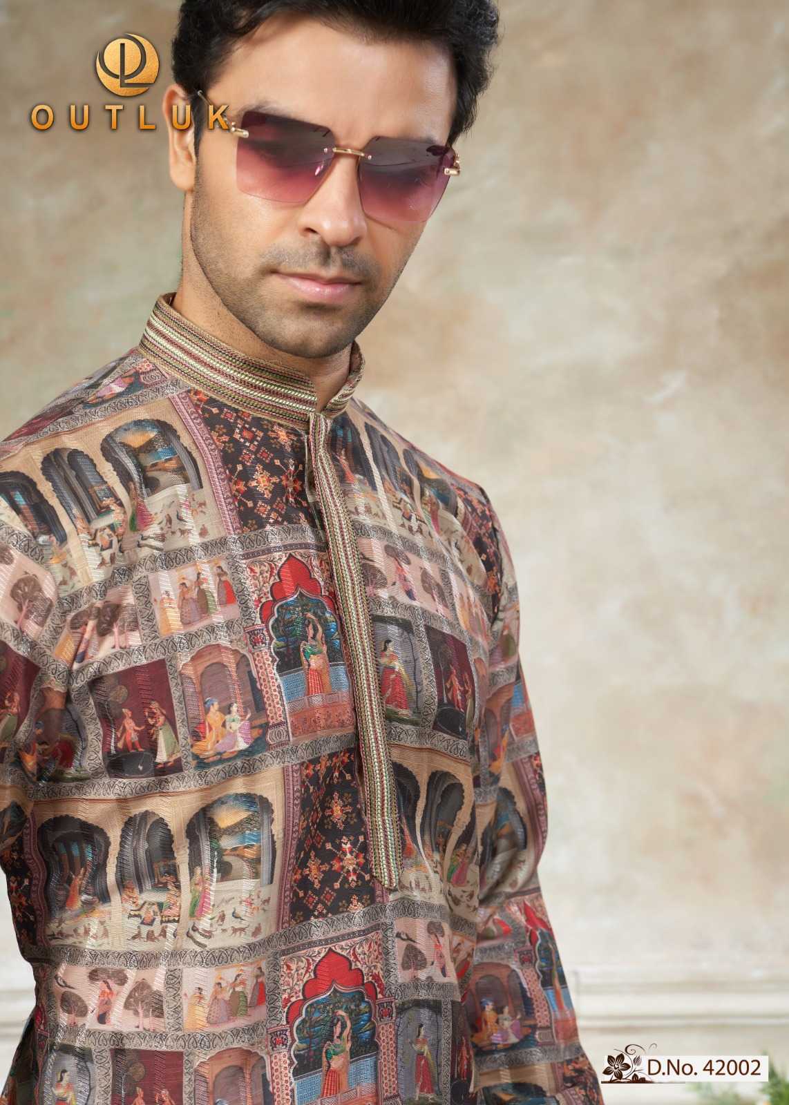 YNF Wholesale Cotton Mens Kurtas KESH530 Outluk Wedding 42 | Surat Manufacturer