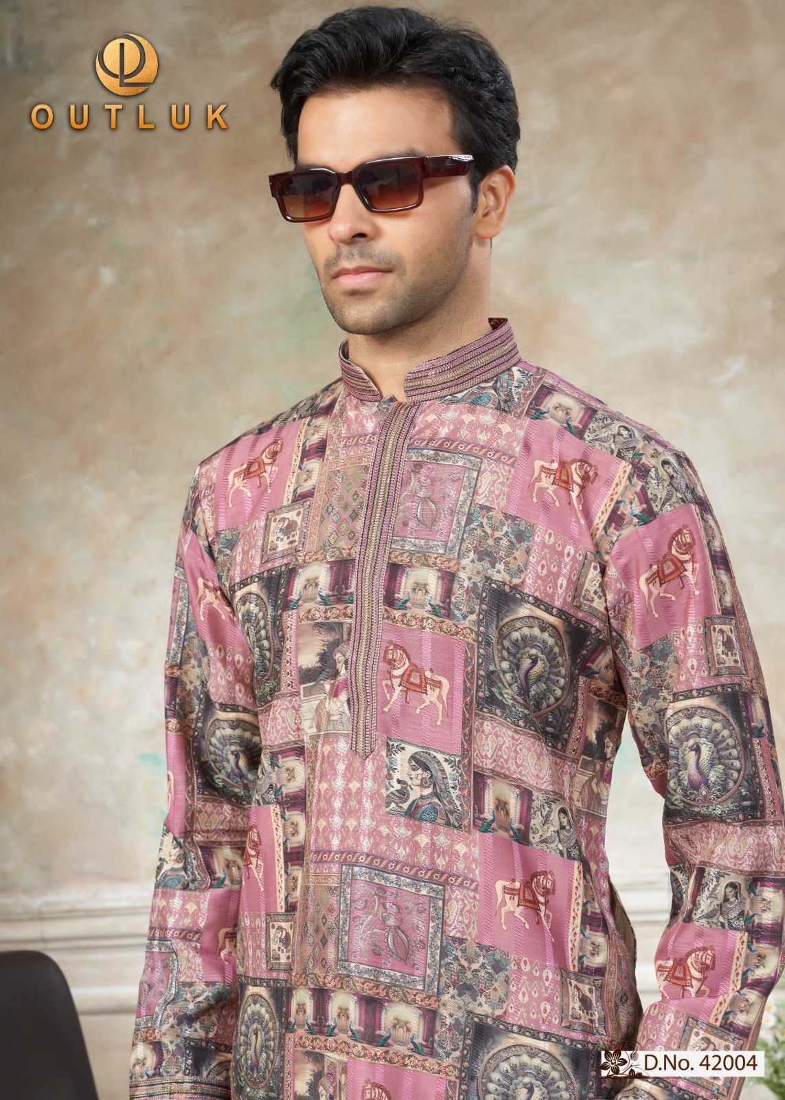 YNF Wholesale Cotton Mens Kurtas KESH530 Outluk Wedding 42 | Surat Manufacturer