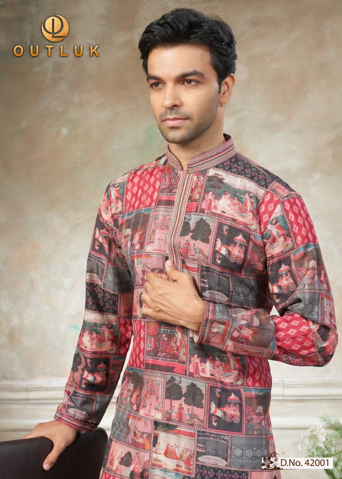 YNF Wholesale Cotton Mens Kurtas KESH530 Outluk Wedding 42 | Surat Manufacturer