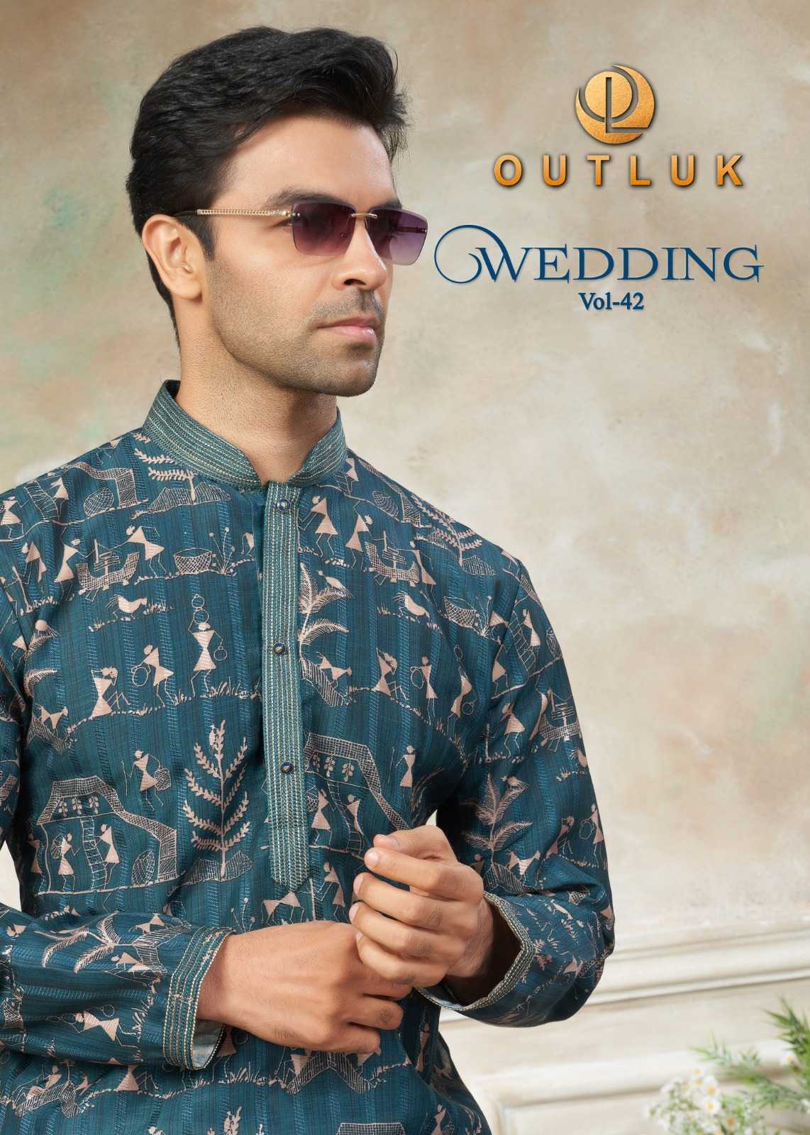 YNF Wholesale Cotton Mens Kurtas KESH530 Outluk Wedding 42 | Surat Manufacturer