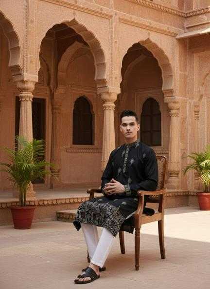 YNF Wholesale Cotton Mens Kurtas KESH659 Pushpa3 | Surat Manufacturer